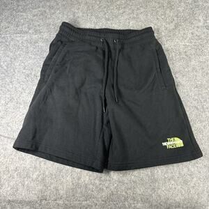 The North Face Sweat Shorts Mens Small S Black 9'' Inseam Drawstring Relaxed